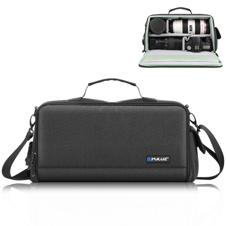 PULUZ Bolso bandolera para cámara portátil Bolsa para lentes de almacenamiento digital, Crossbody Shoulder Bag