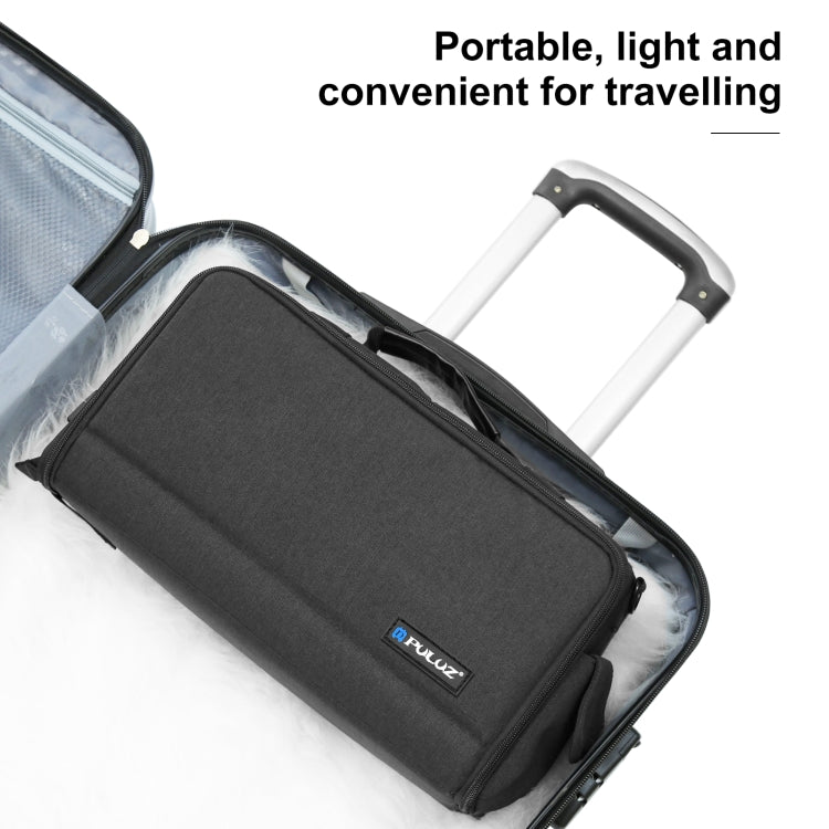 PULUZ Bolso bandolera para cámara portátil Bolsa para lentes de almacenamiento digital, Crossbody Shoulder Bag
