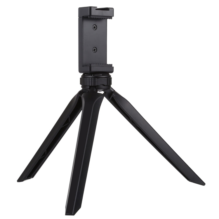 PULUZ Pocket Mini trípode de plástico con abrazadera para teléfono inteligente, Plastic Tripod (Black), Plastic Tripod (Pink)