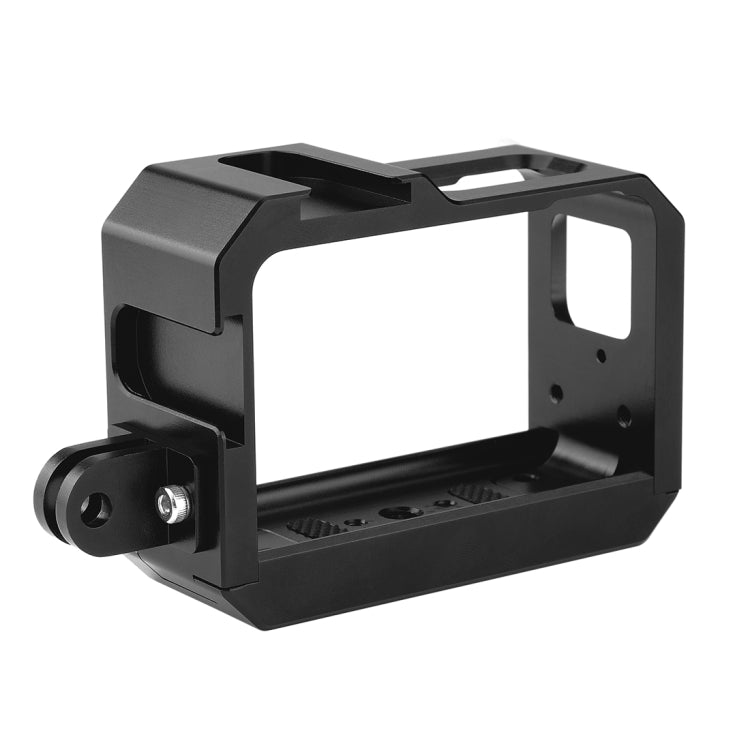 PULUZ-carcasa protectora con montura de marco de aleación de aluminio, ranura para Base de zapata fría y adaptador de Base de trípode para Insta360 One R, For Insta 360 One R Frame Cage(B), For Insta 360 One R Frame Cage(R)