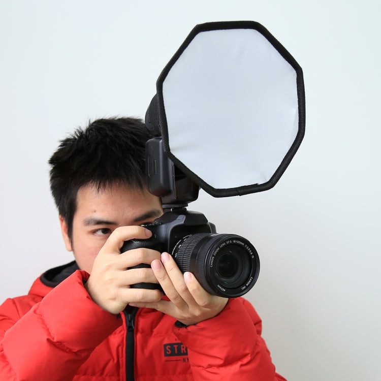 Softbox difusor de luz de flash suave plegable estilo Octangle PULUZ de 20 cm, 20cm Octangle