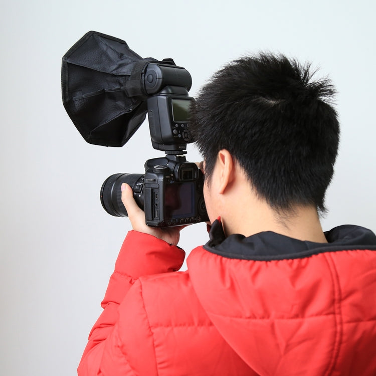 Softbox difusor de luz de flash suave plegable estilo Octangle PULUZ de 20 cm, 20cm Octangle