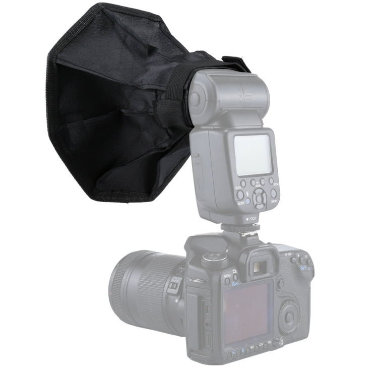 Softbox difusor de luz de flash suave plegable estilo Octangle PULUZ de 20 cm, 20cm Octangle