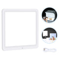 Almohadilla de luz LED sin sombras PULUZ de 20 cm para caja de estudio fotográfico, 20cm Shadowless Light