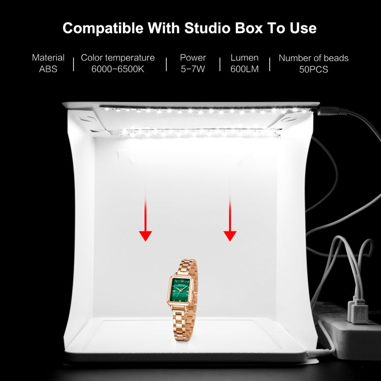 PULUZ Mini LED Fotografía Lámpara de luz sin sombras Panel Pad + Caja de tienda de tiro de estudio, Material acrílico, Área efectiva de 20 cm x 20 cm, 20cm(2 LED) + Shadowless Light(RU), 20cm(2 LED) + Shadowless Light