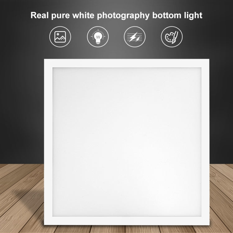 PULUZ 1000LM LED acrílico sin atenuación Polar almohadilla de luz sin sombras con interruptor para caja de estudio fotográfico de 40cm, Light(US), Light(UK), Light(EU), Light(AU), Light (JP PSE Certified)