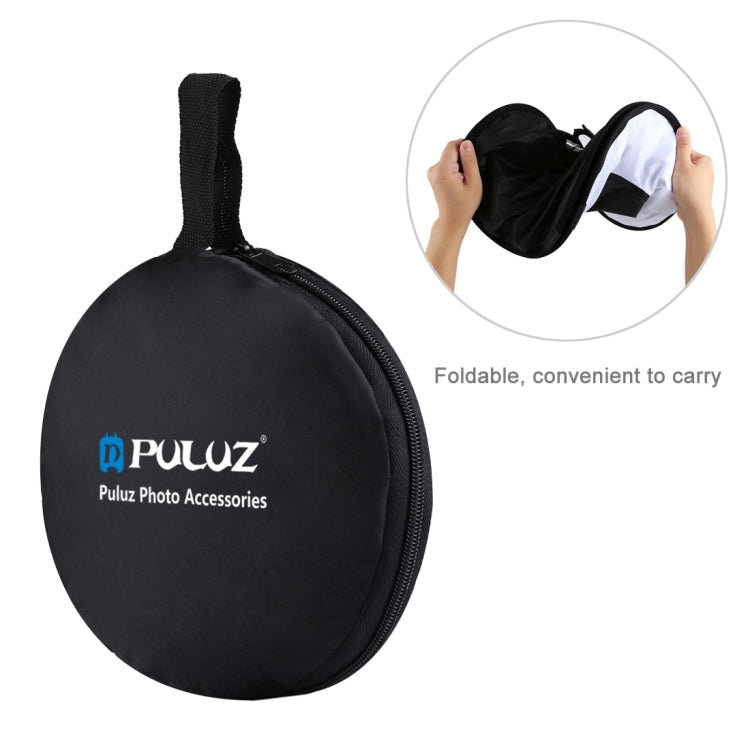 PULUZ Difusor plegable de luz de flash SpeedLite, estilo redondo, macro y retrato, 45 cm, 45cm Round(US), 45cm Round, 45cm Round(AE)