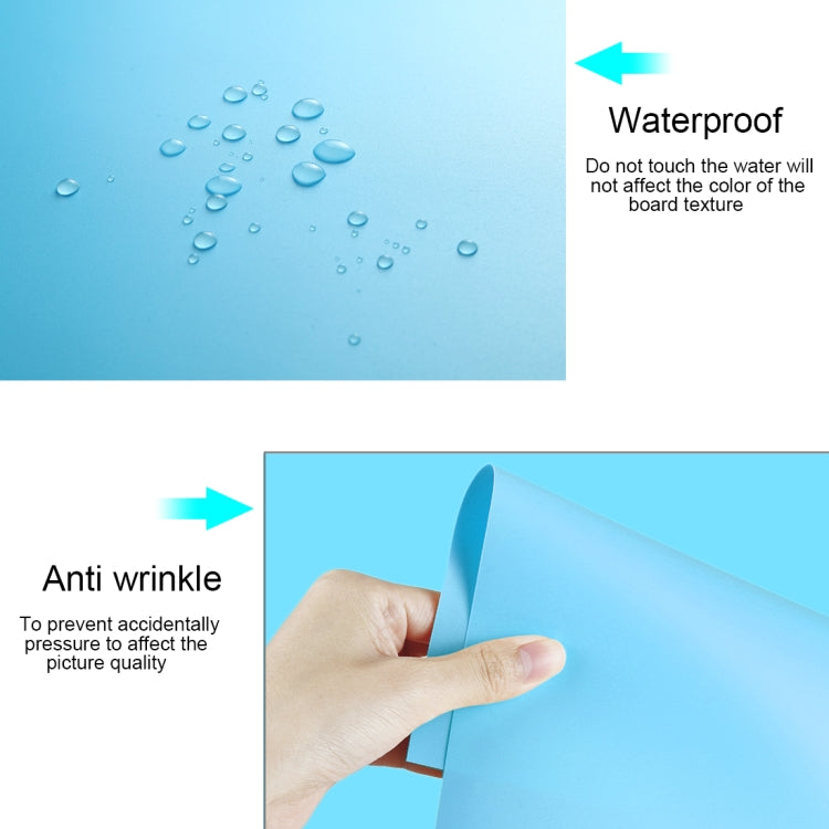 Kits de papel de PVC de fondo fotográfico PULUZ para caja de tienda de estudio, tamaño: 121 cm x 58 cm, Backdrop 60cm(Blue), Backdrop 60cm(Red), Backdrop 60cm(B), Backdrop 60cm(Y), Backdrop 60cm(W)
