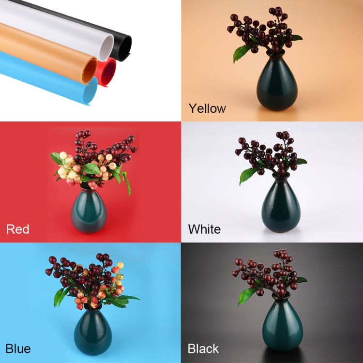 Kits de papel de PVC de fondo fotográfico PULUZ para caja de tienda de estudio, tamaño: 121 cm x 58 cm, Backdrop 60cm(Blue), Backdrop 60cm(Red), Backdrop 60cm(B), Backdrop 60cm(Y), Backdrop 60cm(W)