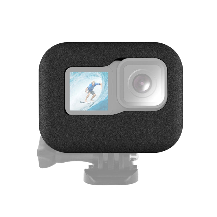 PULUZ para GoPro HERO12 Negro /11 Negro /10 Negro /9 Funda carcasa de parabrisas de espuma negra, For GoPro HERO9 Black