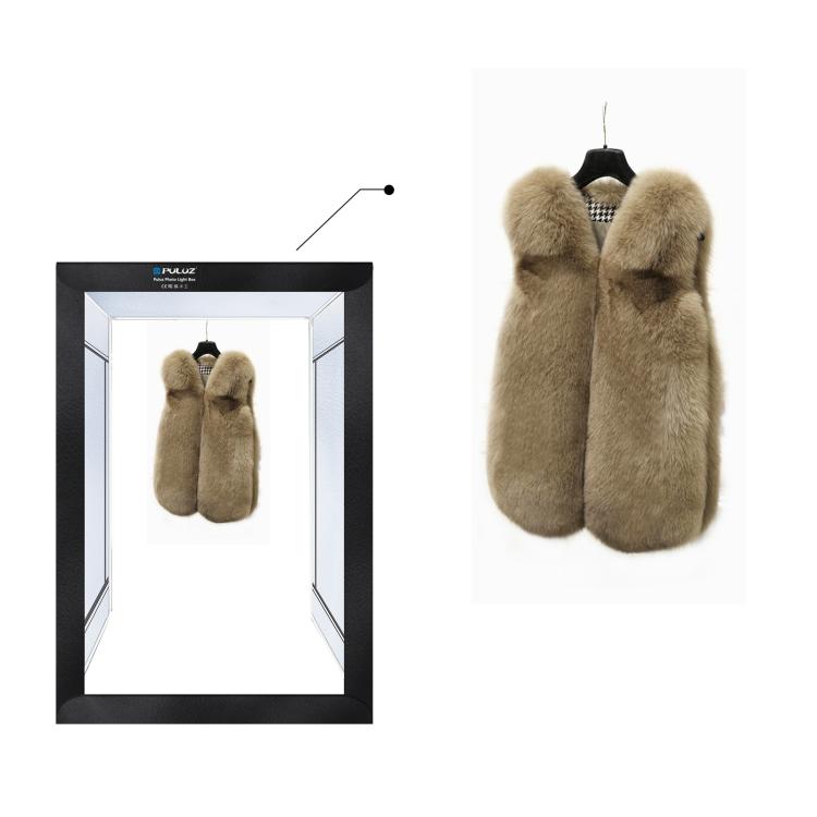 Kit de caja de estudio de luz fotográfica PULUZ 2m 240W 5500K para ropa/retrato de modelo adulto, 2m Box(US), 2m Box(EU), 2m Box(AU), 2m Box(UK)
