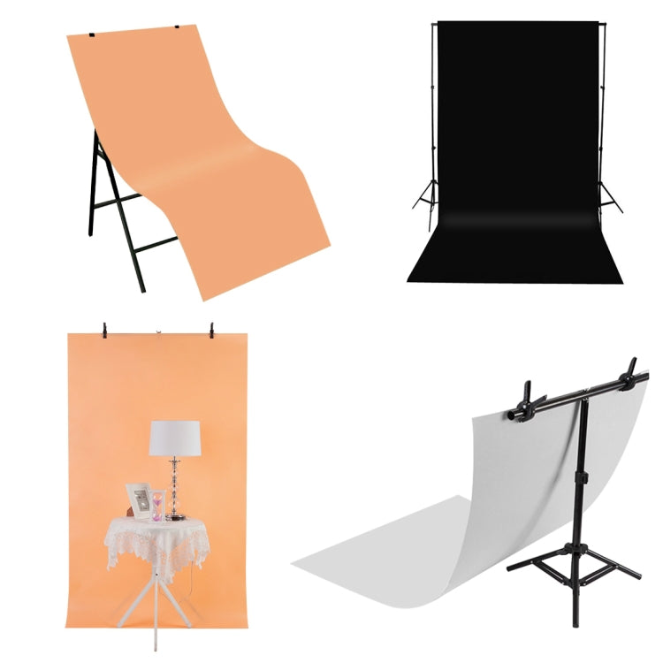 Kits de papel de PVC de fondo fotográfico PULUZ para caja de tienda de estudio, tamaño: 156 cm x 80 cm, Backdrop 80cm (Black), Backdrop 80cm(Orange), Backdrop 80cm(White)