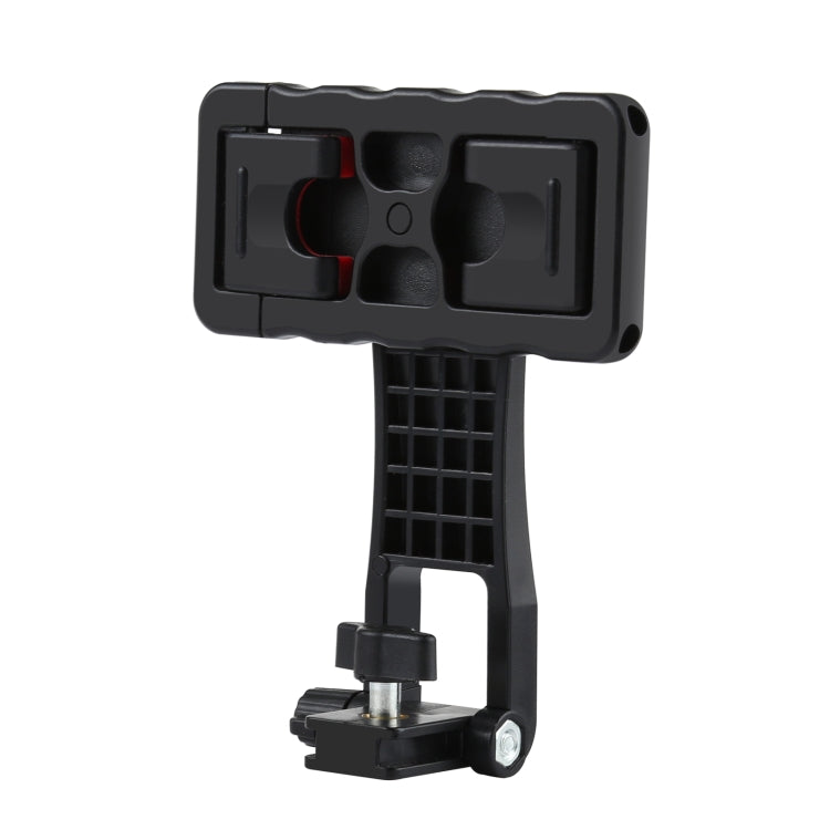 PULUZ Soporte de abrazadera ABS para teléfono con disparo horizontal y vertical giratorio de 360 grados para iPhone, Galaxy, Huawei, Xiaomi, Sony, HTC, Google y otros teléfonos inteligentes, Plastic Clamp