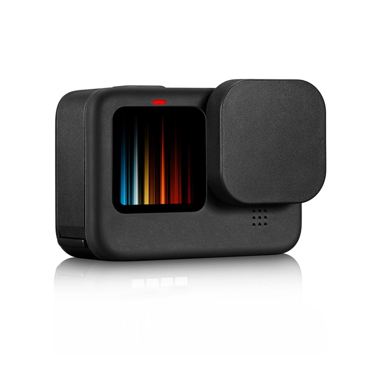 PULUZ para GoPro HERO12 negro/11 negro/10 negro/9 negro suave TPU goma resistente a los arañazos lente de la cámara cubierta protectora, For GoPro HERO12 Black Lens Cap