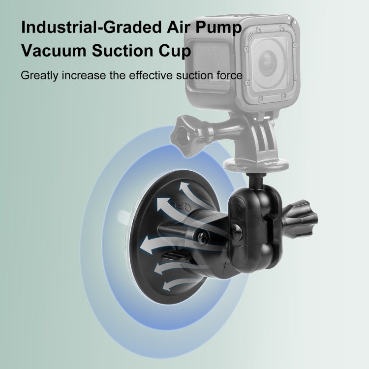 Soporte de ventosa con brazo mágico PULUZ de 1/4 de pulgada, 1/4 inch Suction Cup Mount