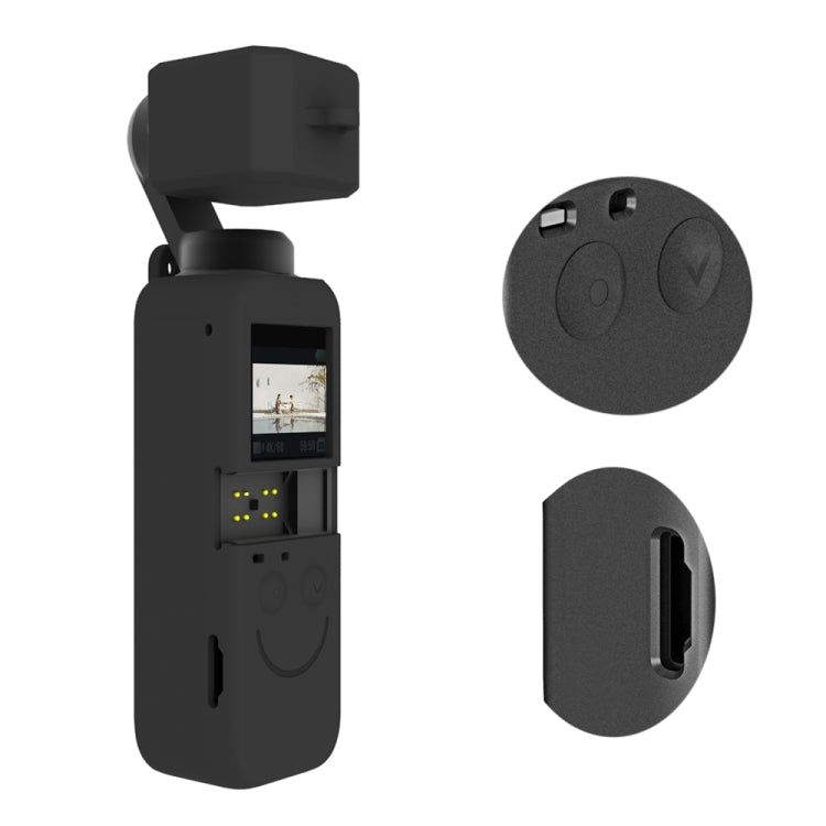 Juego de fundas de silicona PULUZ 2 en 1 para DJI OSMO Pocket 2, For DJI OSMO Pocket 2