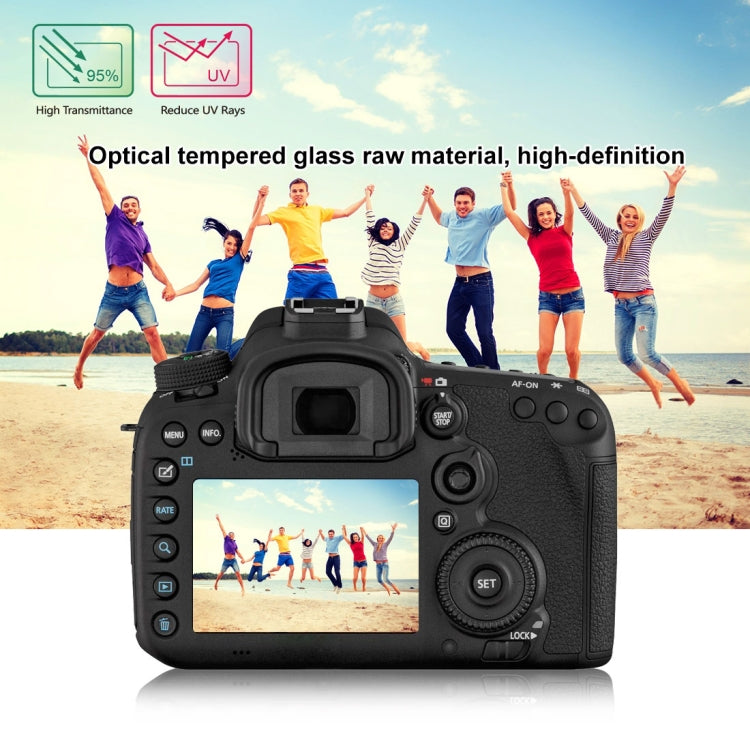 Película de vidrio templado PULUZ 2.5D 9H para Canon EOS 7D Mark II, For Canon 7D II