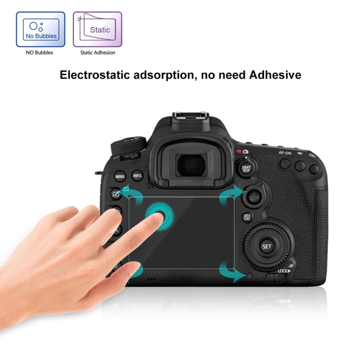 Película de vidrio templado PULUZ 2.5D 9H para Canon EOS 7D Mark II, For Canon 7D II