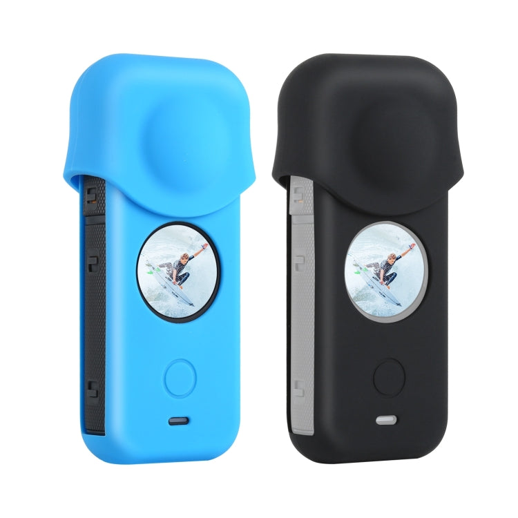 Funda protectora de silicona a prueba de polvo de cuerpo completo PULUZ para Insta360 ONE X2, For Insta360 ONE X2 (Blue), Case For Insta360 ONE X2