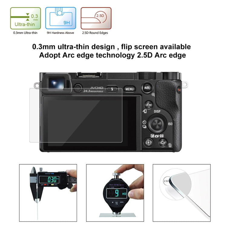 Compatible con Sony A5000 / A6400 / A6300 / A3000 / NEX-7/ NEX-6 / NEX-5N / NEX-3N / NEX5C / NEX-C3 / NEX-5T / H400, Panasonic W850K, Olympus TG850 / TG860 / TG870 PM2 /EPL5 / EPL6, For A6000
