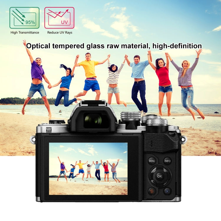 Película de vidrio templado PULUZ 2.5D 9H para Olympus EPL6 / EPL5 / TG860 / TG850 / PM2 / TG870, For Olympus EM10 / EM10-2