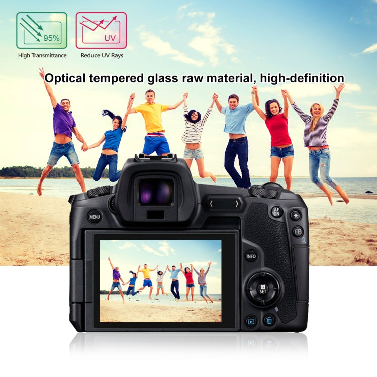 Película de vidrio templado PULUZ 2.5D 9H para Canon EOS R, For Canon EOS R