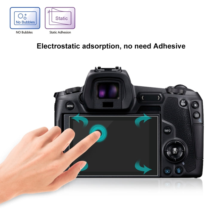 Película de vidrio templado PULUZ 2.5D 9H para Canon EOS R, For Canon EOS R
