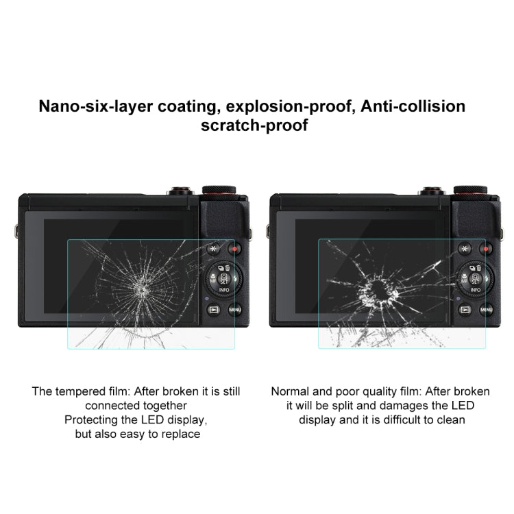 Película de vidrio templado PULUZ 2.5D 9H para Canon PowerShot G7 X Mark III, For Canon G7 X Mark III