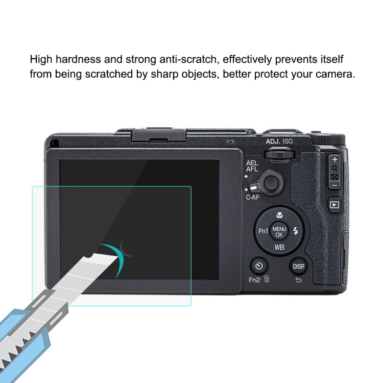 Película de vidrio templado PULUZ 2.5D 9H para Ricoh GR II, For Ricoh GR II