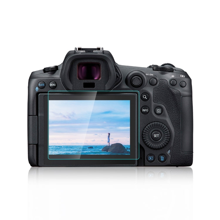 Película de vidrio templado PULUZ 2.5D 9H para Canon EOS R5 / EOS R5C, For Canon EOS R5