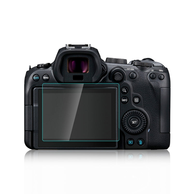 Película de vidrio templado PULUZ 2.5D 9H para Canon EOS R6, For Canon EOS R6