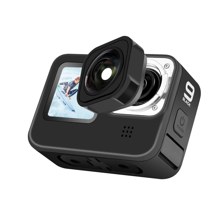 PULUZ Max Lens Mod Lente gran angular para GoPro Hero11 Negro / HERO10 Negro / HERO9 Negro, For GoPro Hero13 Black / Hero12 Black
