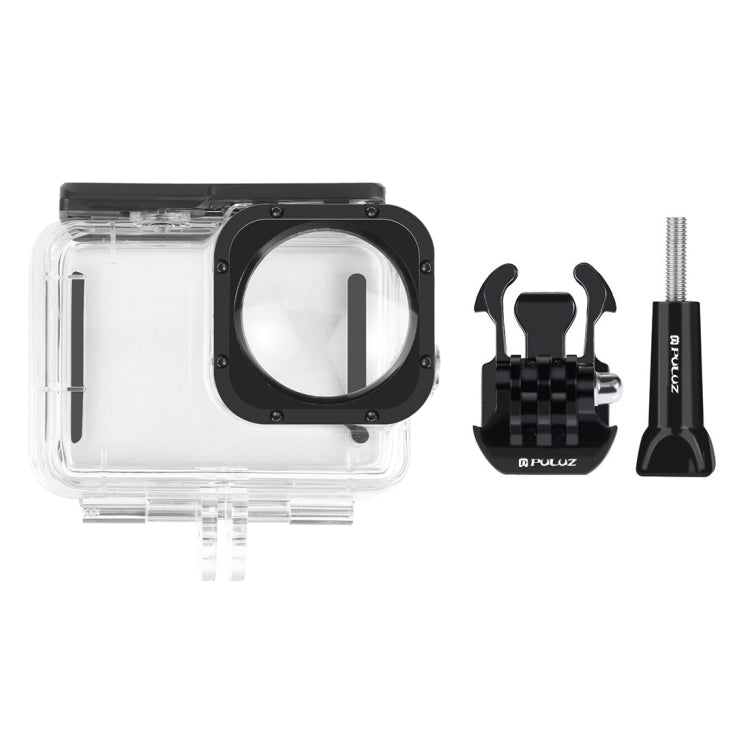 PULUZ Funda protectora impermeable de 40 m con hebilla, montaje básico y tornillo para GoPro HERO12 Black /11 Black /11 Black Mini /10 Black /9 Black Max Lens Mod, For GoPro Hero11 Black / HERO10 Black