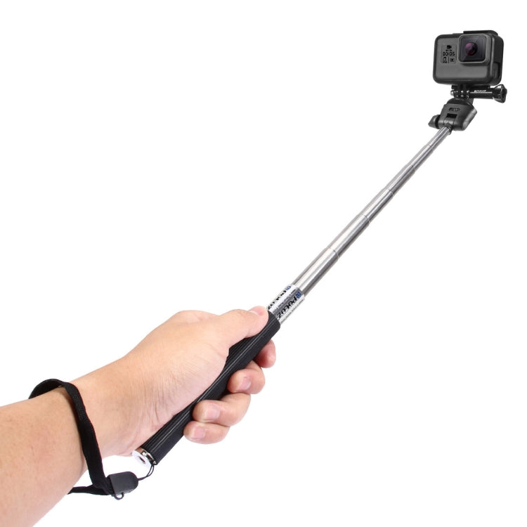 Monopié selfie portátil extensible PULUZ para GoPro Hero11 Black / HERO10 Black / HERO9 Black /HERO8 / HERO7 /6/5/5 Session /4 Session /4/3+ /3/2/1, Insta360 ONE R, DJI Osmo Action y otrosCámaras de acción, longitud: 22,5-80 cm, Length: 22.5-100cm
