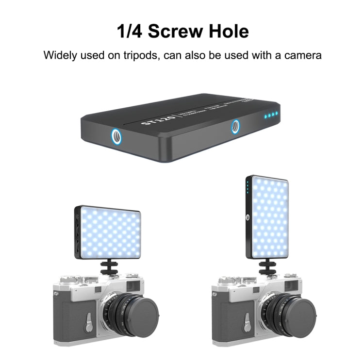 PULUZ 2500K / 9000K 120 LED Transmisión en vivo Video Luz LED Fotografía Belleza Selfie Luz de relleno con filtros conmutables de 6 colores, 120 LEDs Fill Light