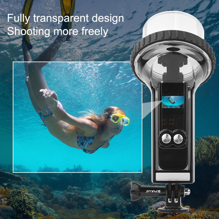 PULUZ 60m Carcasa impermeable subacuática Funda de buceo para DJI Osmo Pocket 2, PULUZ