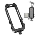 Marco de carcasa protectora PULUZ con soportes para zapata fría y adaptador de trípode plegable magnético para Insta360 ONE X2, Cage For Insta360 ONE X2