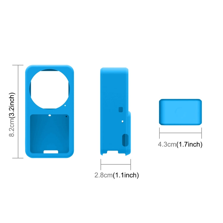 Funda protectora de silicona PULUZ para DJI Action 2, For DJI Action 2