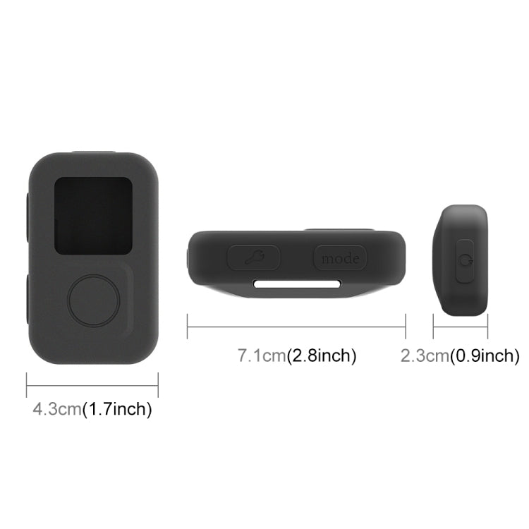 Funda protectora de silicona PULUZ para control remoto WiFi GoPro HERO10 negro, For GoPro HERO10 Black WiFi Remote