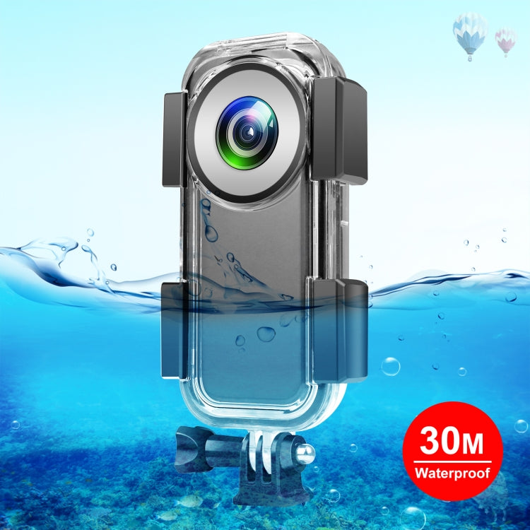 Carcasa impermeable subacuática PULUZ 30 m para Insta360 ONE X2, Underwater Case For Insta360 ONE X2