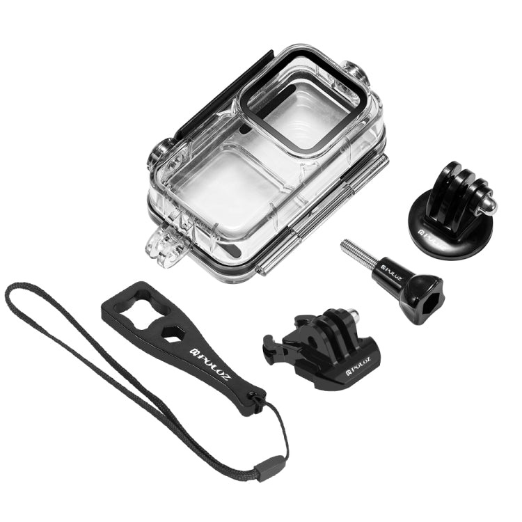 Carcasa impermeable PULUZ de 60m para buceo para unidad de cámara DJI Action 2/Combo de potencia Action 2/Combo de pantalla dual Action 2, Diving Case