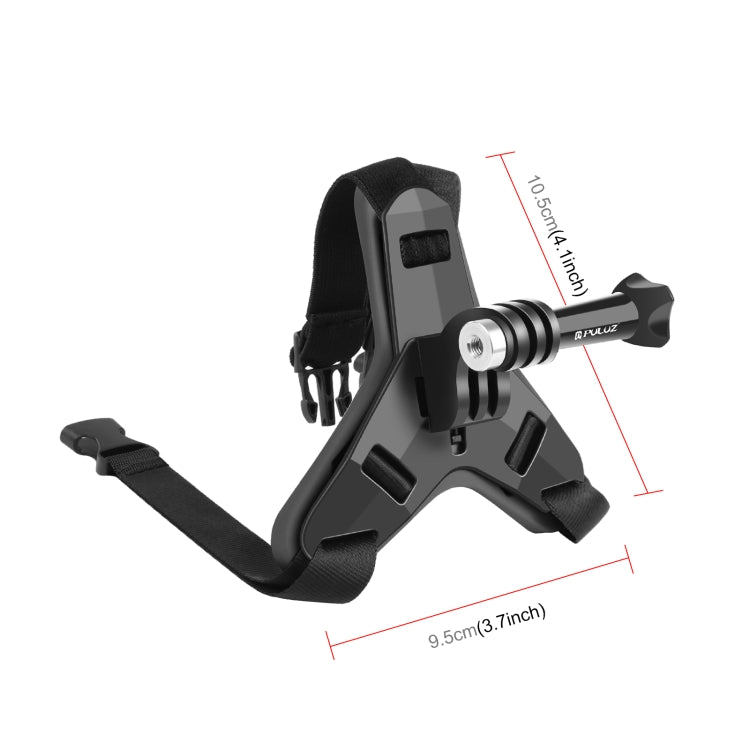 Soporte de correa para la barbilla para casco de motocicleta PULUZ para GoPro, DJI Osmo Action y otras cámaras de acción, Helmet Chin Strap (Black), Helmet Chin Strap (Orange), Helmet Chin Strap (Blue)