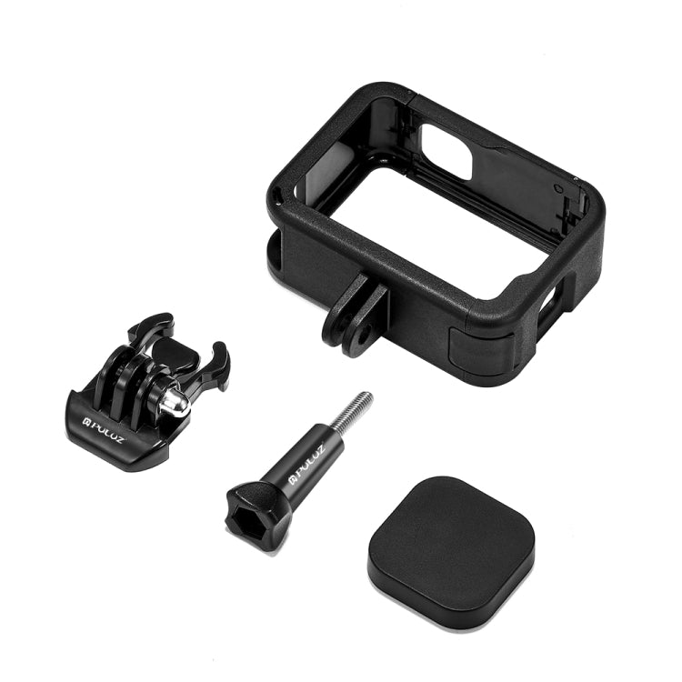 Jaula de montaje en marco PA recargable PULUZ con ranura para Base de zapata fría para Gopro HERO12 negro/11 negro/11 negro Mini/10 negro/9 negro, Chargeable PA Frame Mount