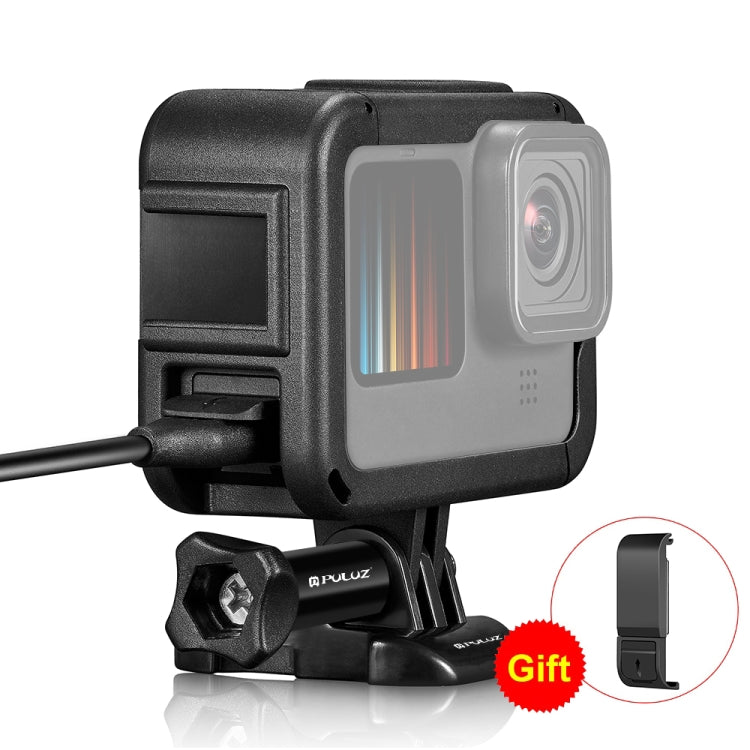 Jaula PA de expansión de marco PULUZ con cubierta de interfaz lateral para GoPro HERO12 Negro /11 Negro /10 Negro /9 Negro, PA Cage with Side Cover