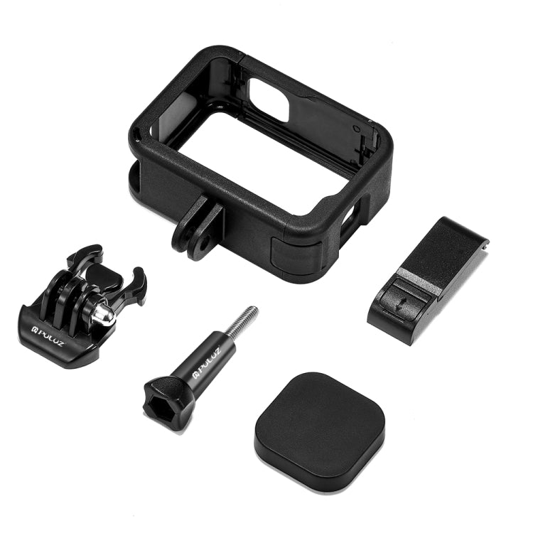 Jaula PA de expansión de marco PULUZ con cubierta de interfaz lateral para GoPro HERO12 Negro /11 Negro /10 Negro /9 Negro, PA Cage with Side Cover