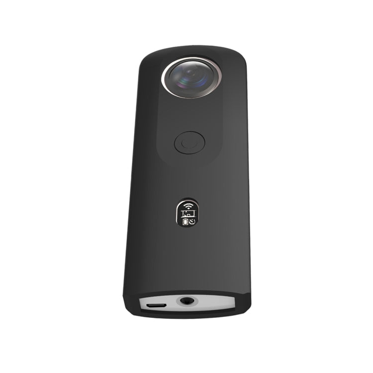 Funda protectora de silicona PULUZ con cubierta de lente para cámara panorámica Ricoh Theta SC2 360, Silicone Case For Ricoh Theta SC2(Black), Silicone Case For Ricoh Theta SC2(Blue), Silicone Case For Ricoh Theta SC2(Red)