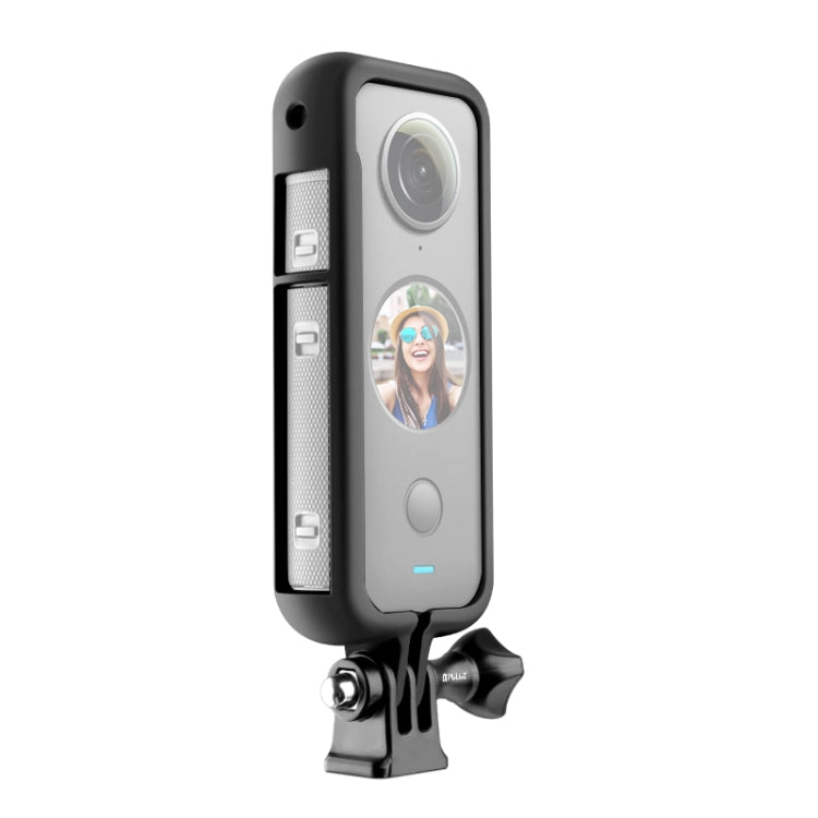 Marco protector de PC PULUZ para Insta360 ONE X2, con soporte adaptador y tornillo