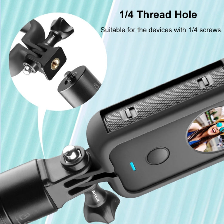 Marco protector de PC PULUZ para Insta360 ONE X2, con soporte adaptador y tornillo