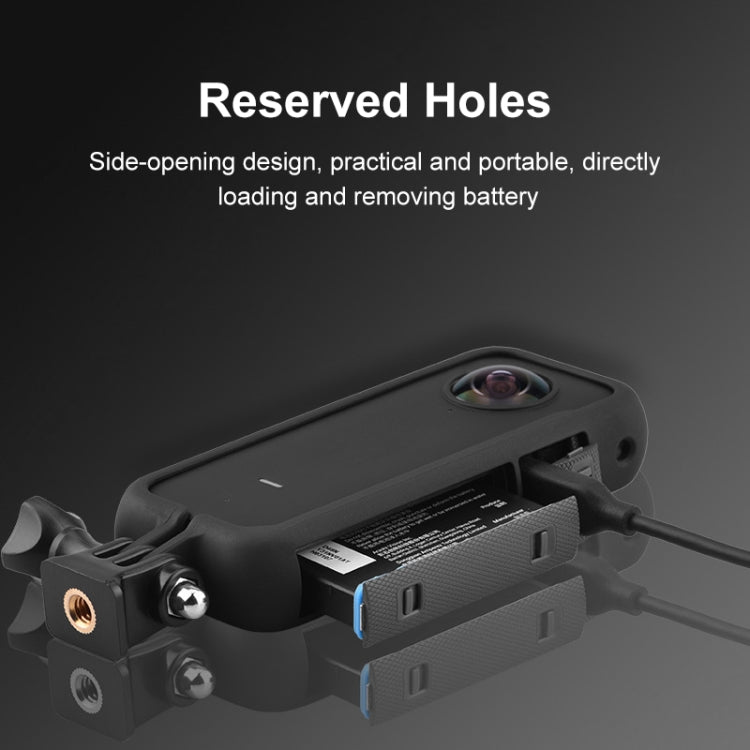 Marco protector de PC PULUZ para Insta360 ONE X2, con soporte adaptador y tornillo
