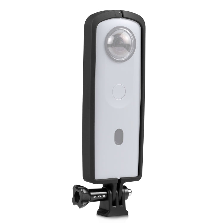 Marco protector de plástico ABS PULUZ PC para Ricoh Theta SC2, con soporte adaptador y tornillo, Plastic Frame For Ricoh Theta SC2
